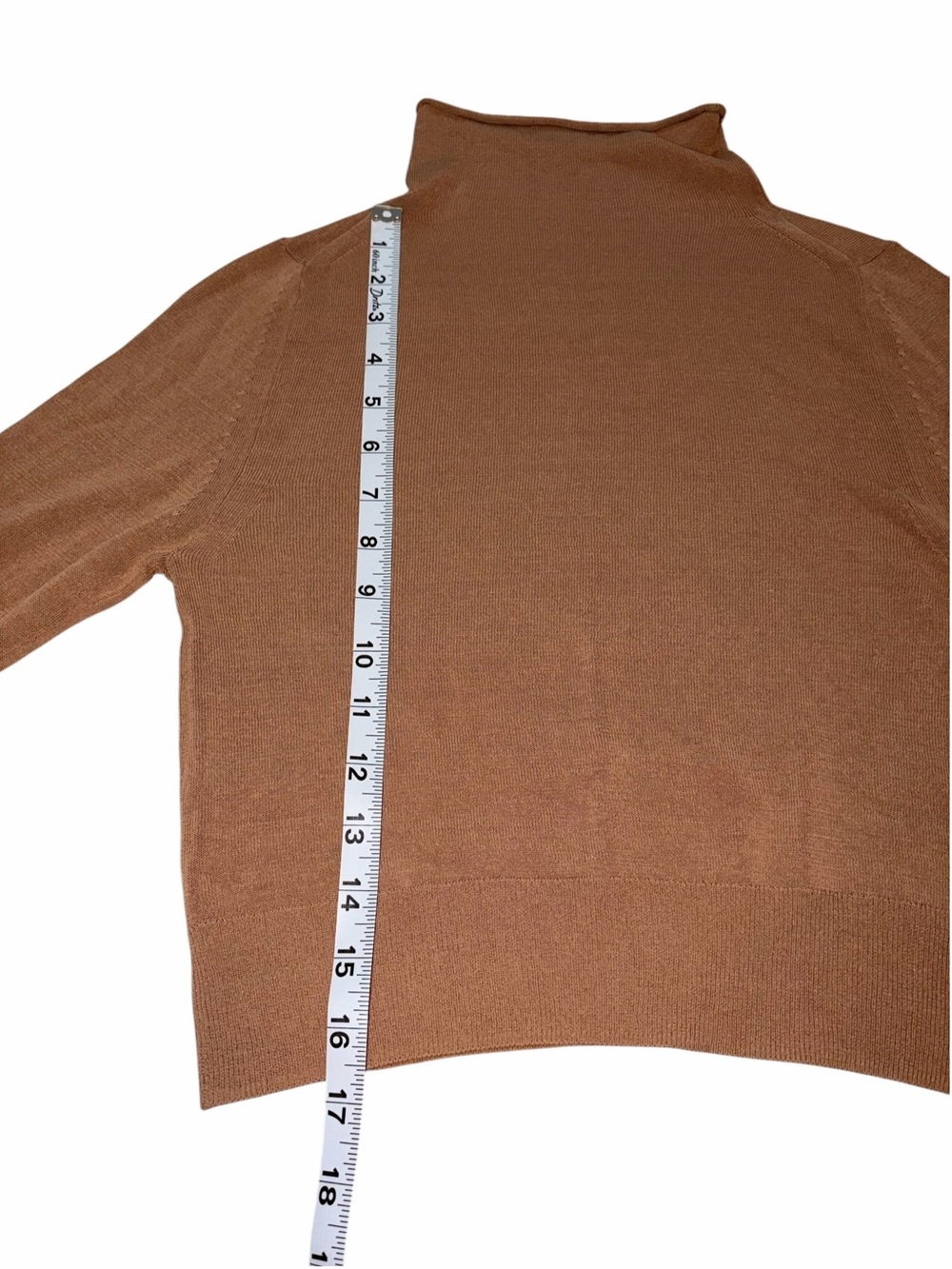 Revolve Sample Sale L'academie Albion Sheer Turtleneck Honey Beige Tan Small - Picture 9 of 9
